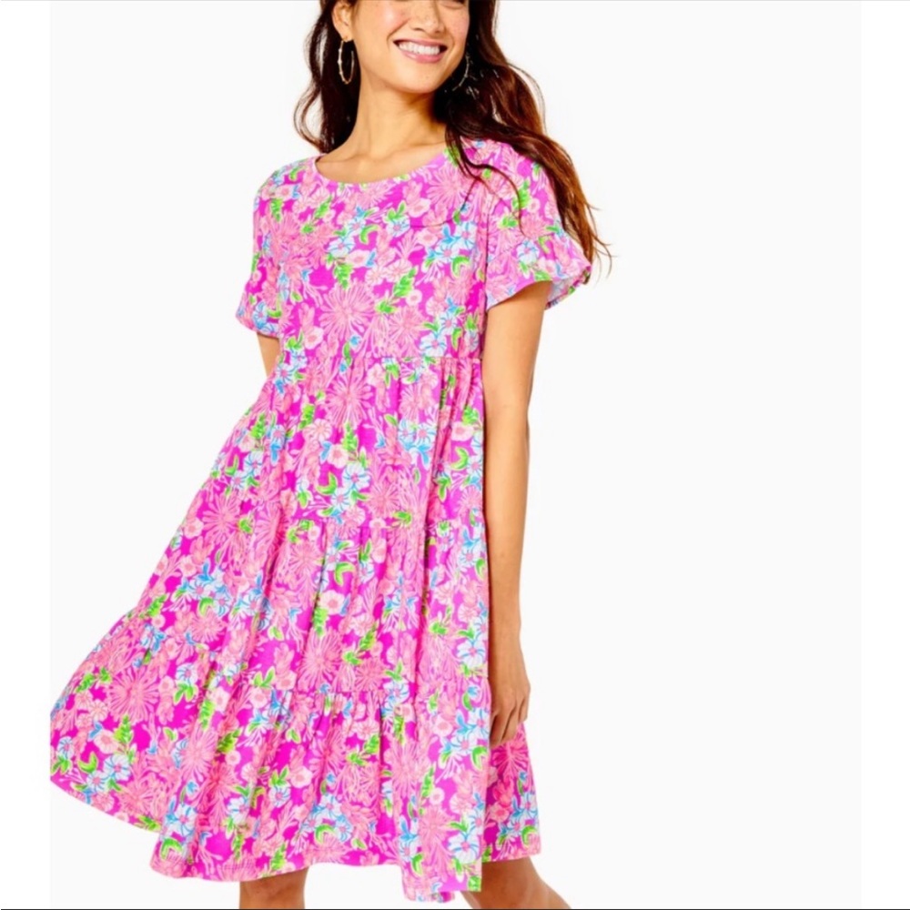Lilly Pulitzer Jodee dress in Amethyst, Moms The Word, size L